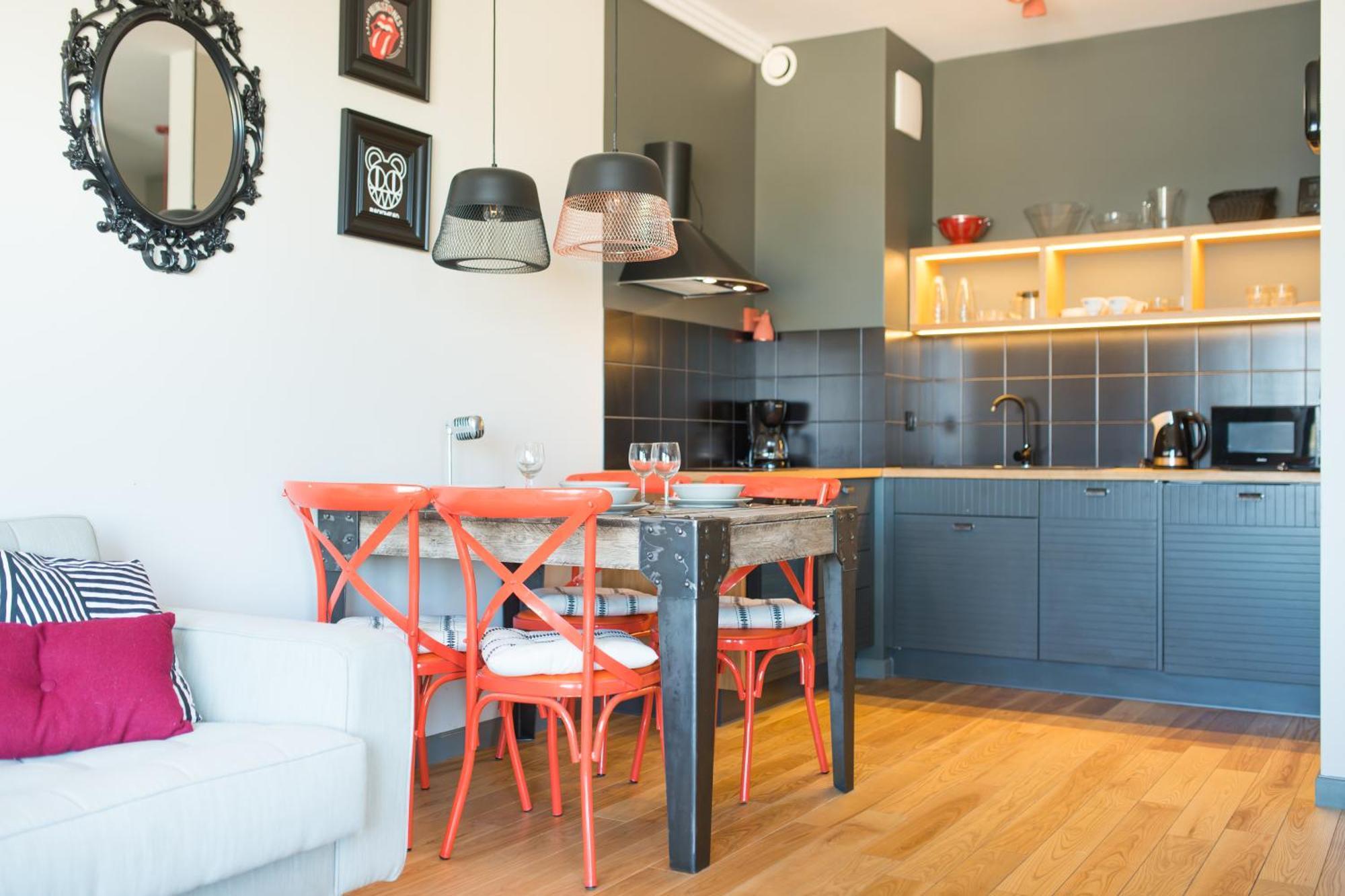 Citystay Brabank Apartament Nad Motlawa 그단스크 객실 사진