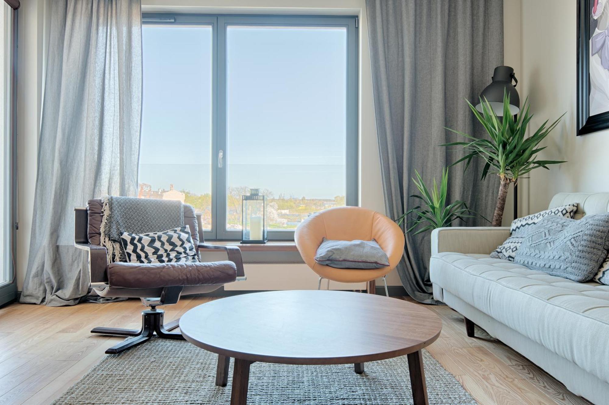 Citystay Brabank Apartament Nad Motlawa 그단스크 객실 사진